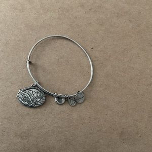 Silver Charm Bangle Bracelet